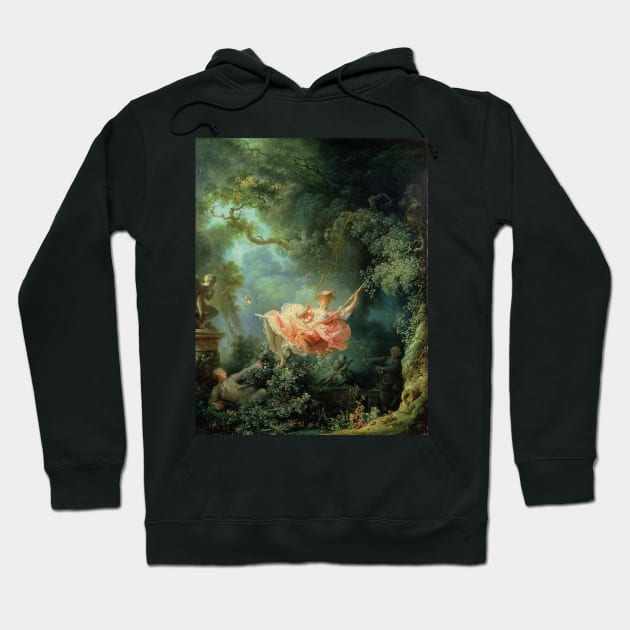 Swing Jean-Honoré Fragonard Famous Rococo Art Hoodie by CONCEPTDVS